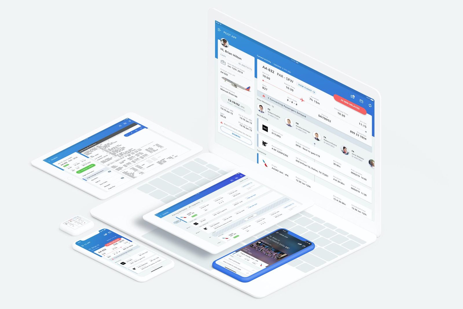 American Airlines — Aviation interface design by Yellowfirst