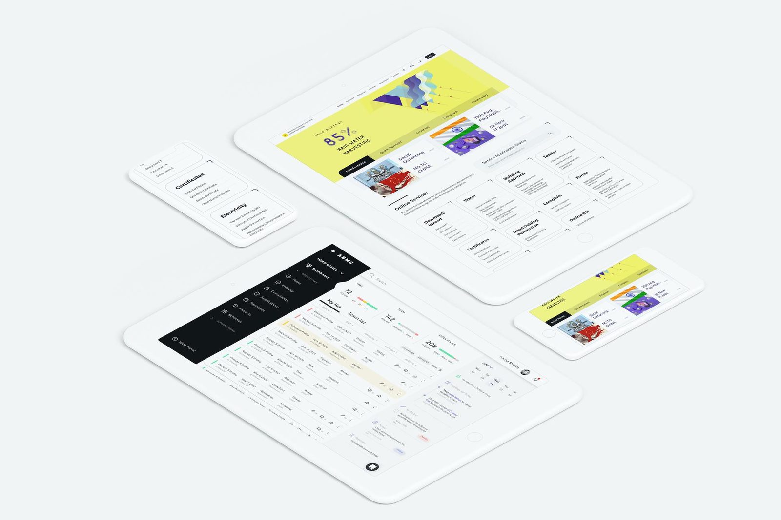 Smart Cities — IoT / Urban Tech interface design by Yellowfirst